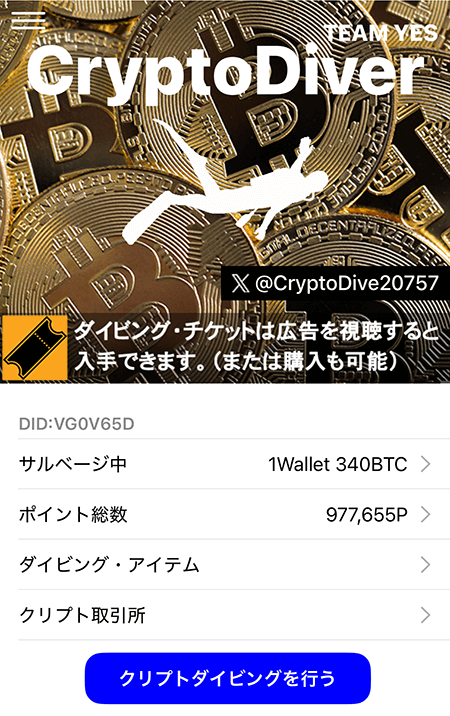 クリプトダイバーとは